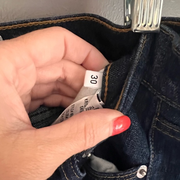 Hudson Dark Blue Denim Jeans - Picture 3 of 5